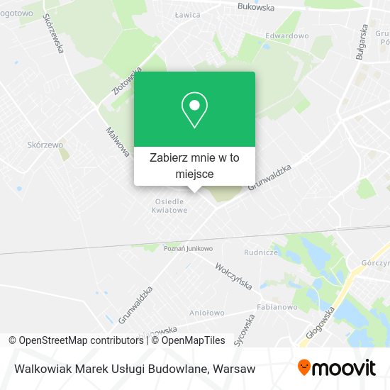 Mapa Walkowiak Marek Usługi Budowlane