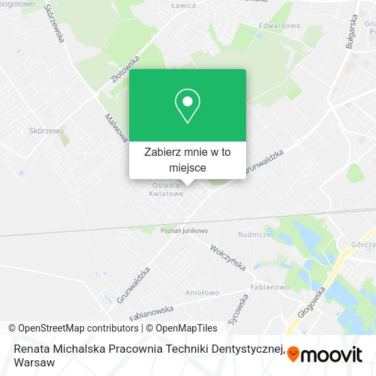 Mapa Renata Michalska Pracownia Techniki Dentystycznej