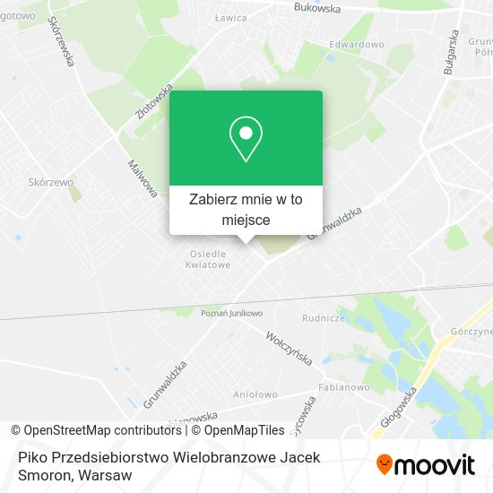 Mapa Piko Przedsiebiorstwo Wielobranzowe Jacek Smoron