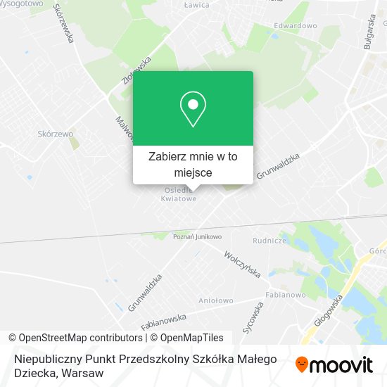 Mapa Niepubliczny Punkt Przedszkolny Szkółka Małego Dziecka