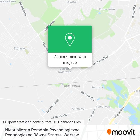 Mapa Niepubliczna Poradnia Psychologiczno-Pedagogiczna Równe Sznase