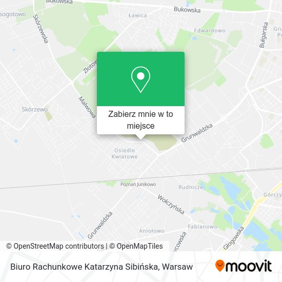 Mapa Biuro Rachunkowe Katarzyna Sibińska