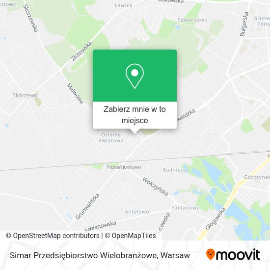 Mapa Simar Przedsiębiorstwo Wielobranżowe