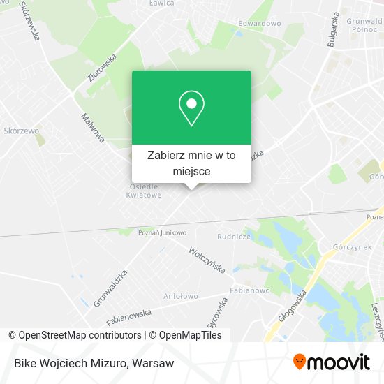 Mapa Bike Wojciech Mizuro