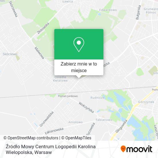 Mapa Źródło Mowy Centrum Logopedii Karolina Wielopolska