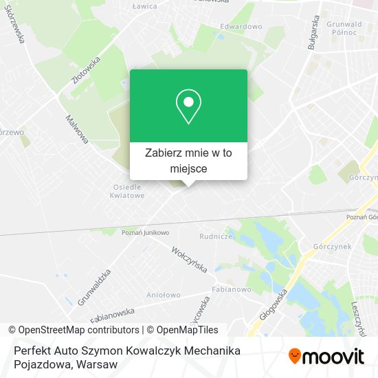 Mapa Perfekt Auto Szymon Kowalczyk Mechanika Pojazdowa