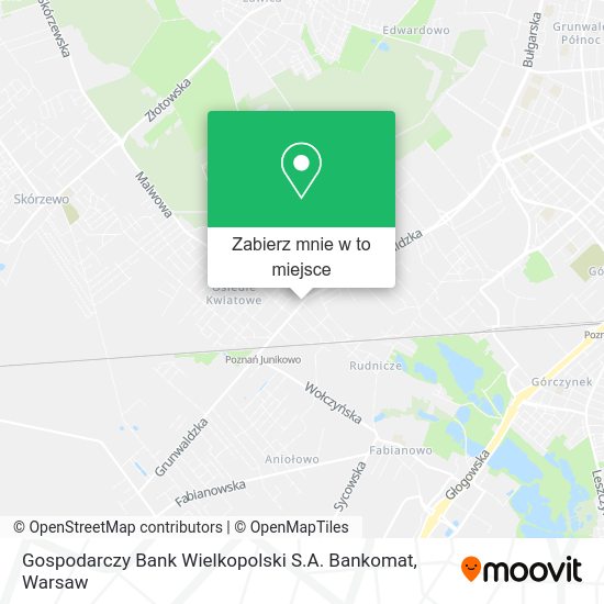 Mapa Gospodarczy Bank Wielkopolski S.A. Bankomat