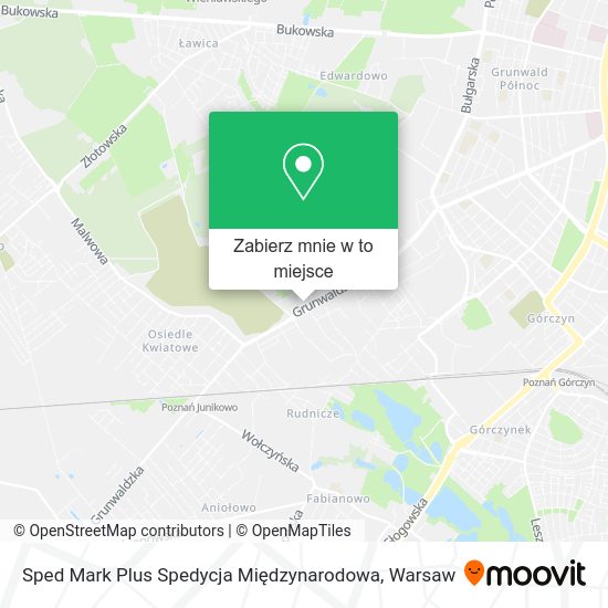 Mapa Sped Mark Plus Spedycja Międzynarodowa