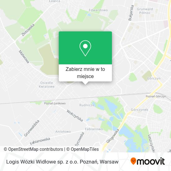 Mapa Logis Wózki Widłowe sp. z o.o. Poznań