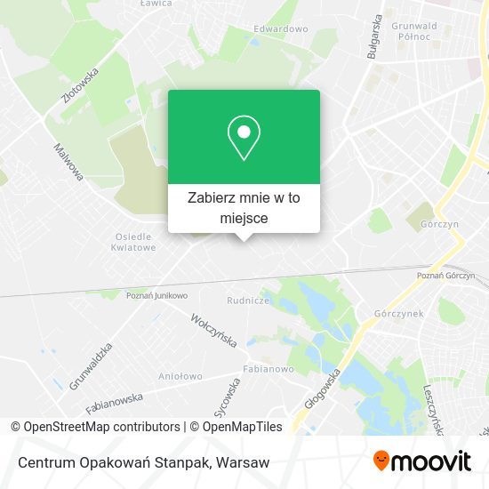 Mapa Centrum Opakowań Stanpak