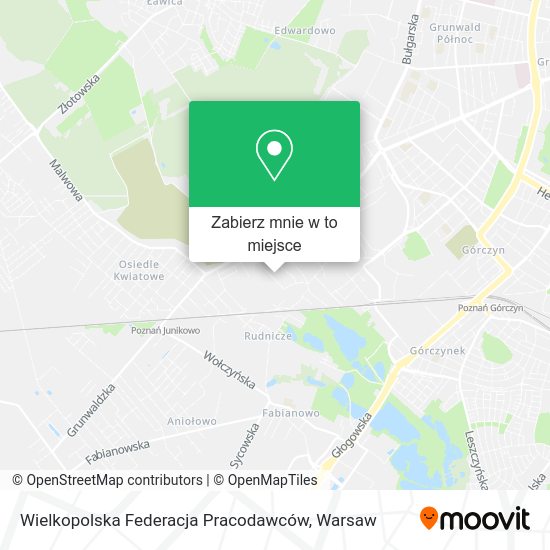 Mapa Wielkopolska Federacja Pracodawców