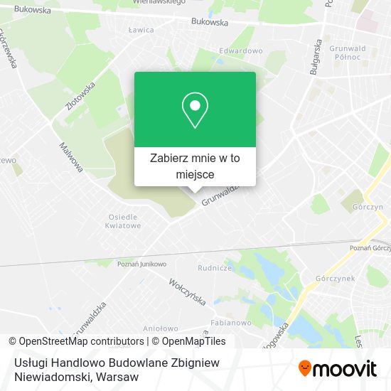 Mapa Usługi Handlowo Budowlane Zbigniew Niewiadomski