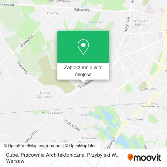 Mapa Cube. Pracownia Architektoniczna. Przybylski W.