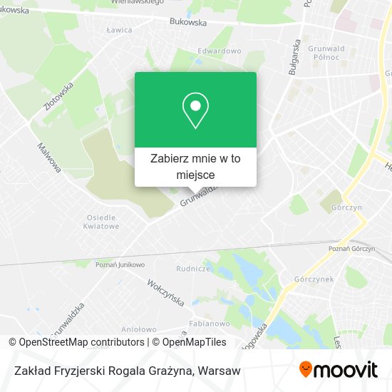 Mapa Zakład Fryzjerski Rogala Grażyna