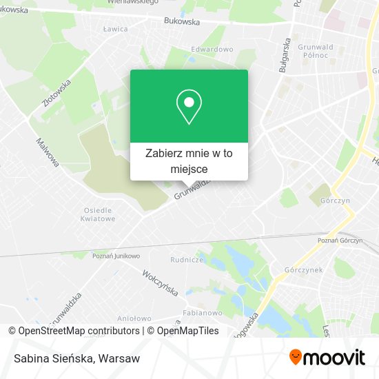 Mapa Sabina Sieńska