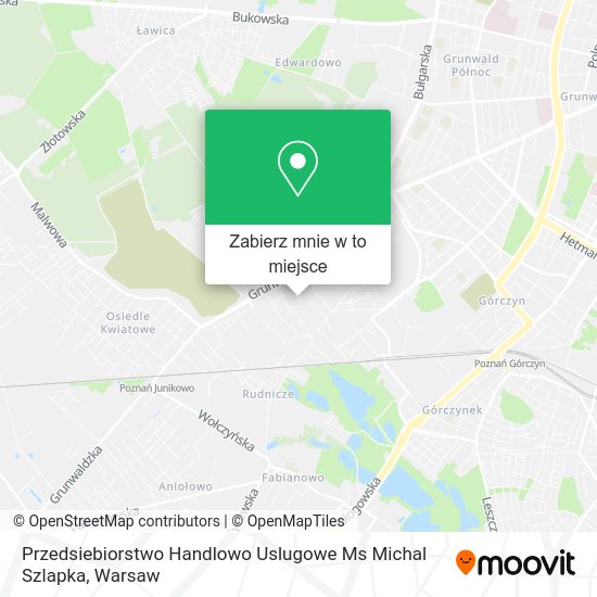 Mapa Przedsiebiorstwo Handlowo Uslugowe Ms Michal Szlapka