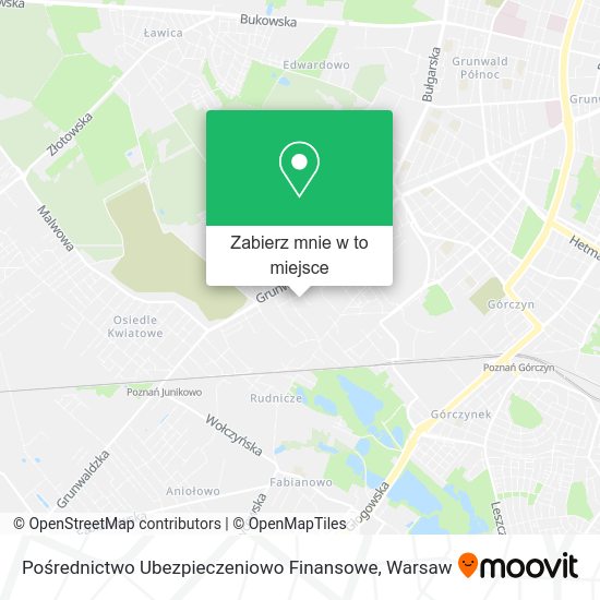 Mapa Pośrednictwo Ubezpieczeniowo Finansowe