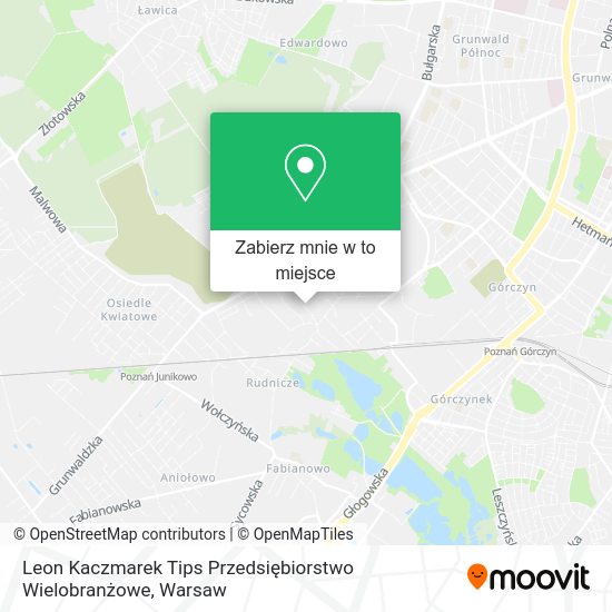 Mapa Leon Kaczmarek Tips Przedsiębiorstwo Wielobranżowe