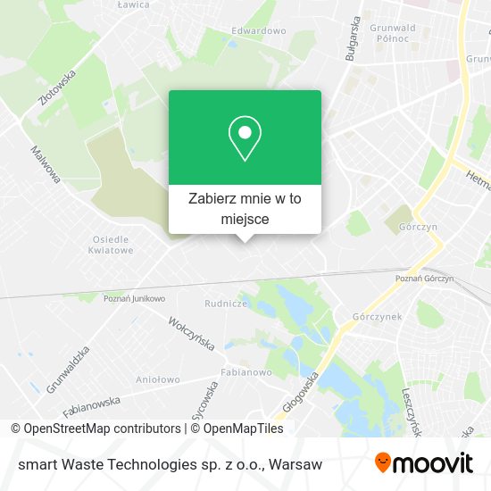 Mapa smart Waste Technologies sp. z o.o.