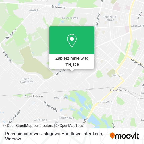 Mapa Przedsiebiorstwo Uslugowo Handlowe Inter Tech