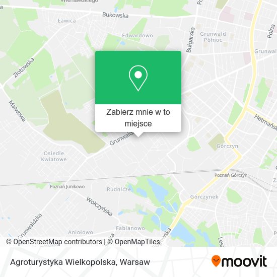 Mapa Agroturystyka Wielkopolska