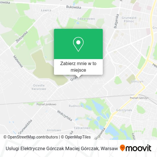 Mapa Usługi Elektryczne Górczak Maciej Górczak