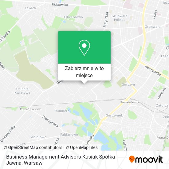 Mapa Business Management Advisors Kusiak Spółka Jawna