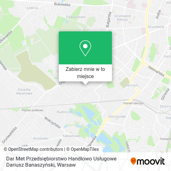 Mapa Dar Met Przedsiębiorstwo Handlowo Usługowe Dariusz Banaszyński