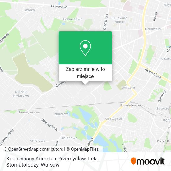 Mapa Kopczyńscy Kornela i Przemysław, Lek. Stomatolodzy