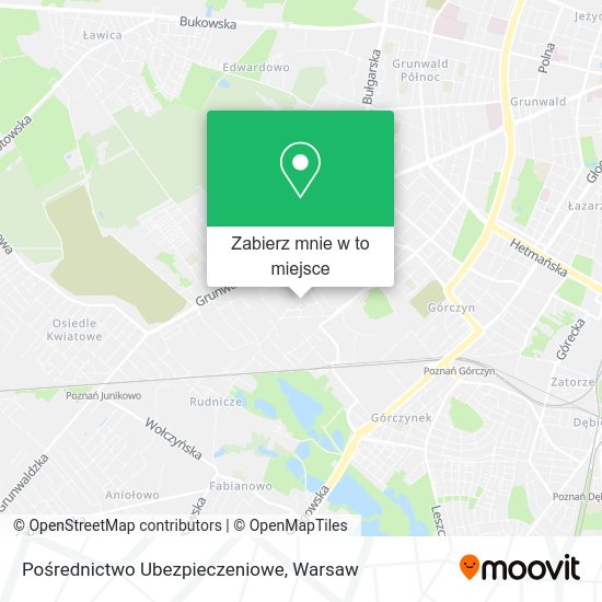 Mapa Pośrednictwo Ubezpieczeniowe