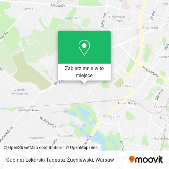 Mapa Gabinet Lekarski Tadeusz Żuchlewski