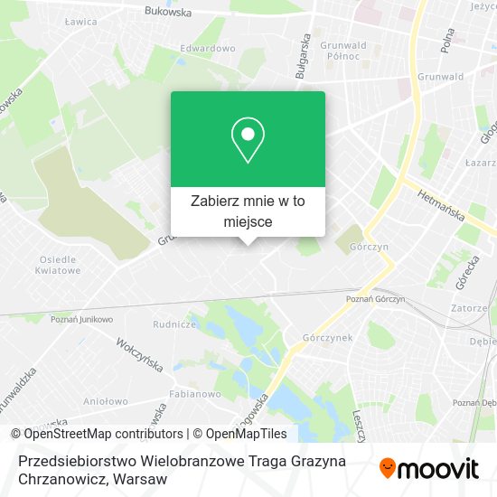 Mapa Przedsiebiorstwo Wielobranzowe Traga Grazyna Chrzanowicz