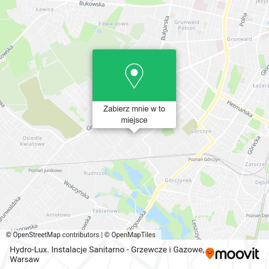 Mapa Hydro-Lux. Instalacje Sanitarno - Grzewcze i Gazowe