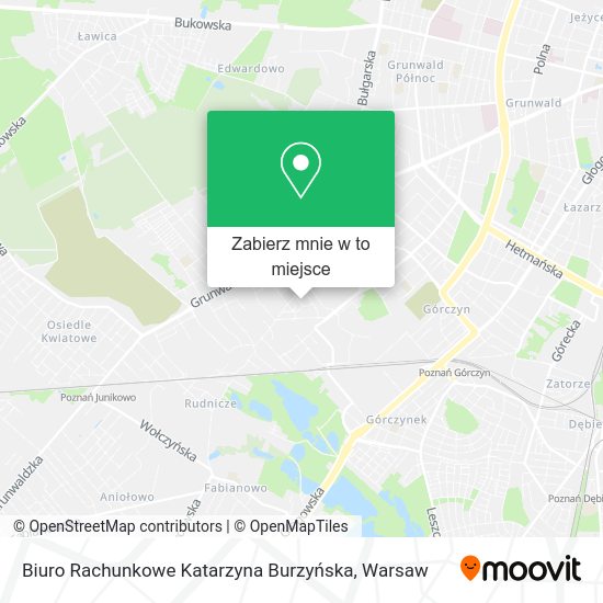 Mapa Biuro Rachunkowe Katarzyna Burzyńska