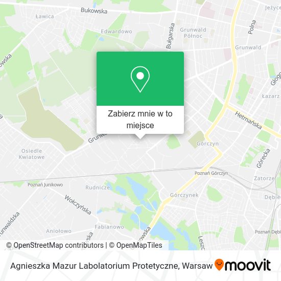 Mapa Agnieszka Mazur Labolatorium Protetyczne