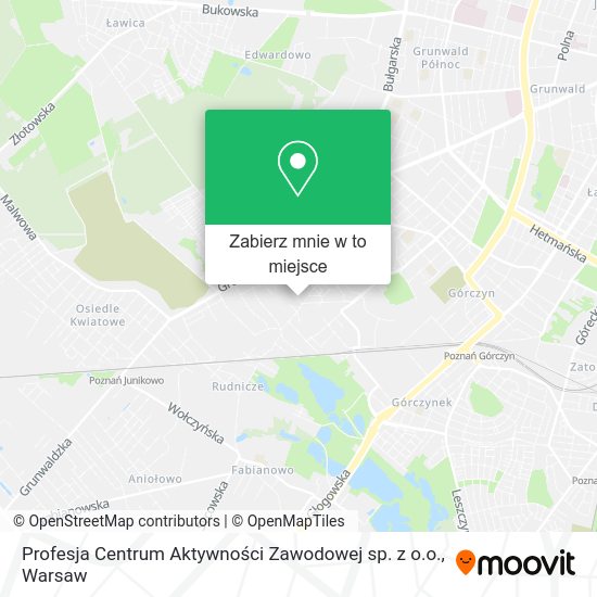 Mapa Profesja Centrum Aktywności Zawodowej sp. z o.o.