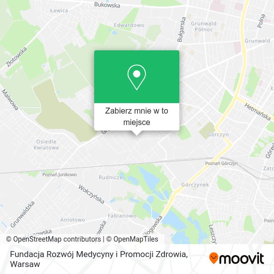 Mapa Fundacja Rozwój Medycyny i Promocji Zdrowia