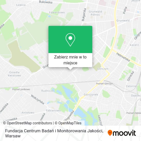 Mapa Fundacja Centrum Badań i Monitorowania Jakości