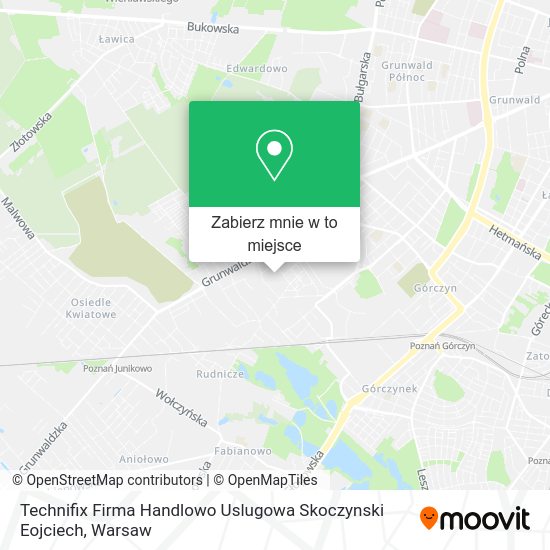 Mapa Technifix Firma Handlowo Uslugowa Skoczynski Eojciech