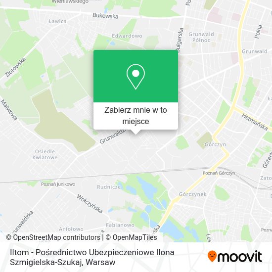 Mapa Iltom - Pośrednictwo Ubezpieczeniowe Ilona Szmigielska-Szukaj