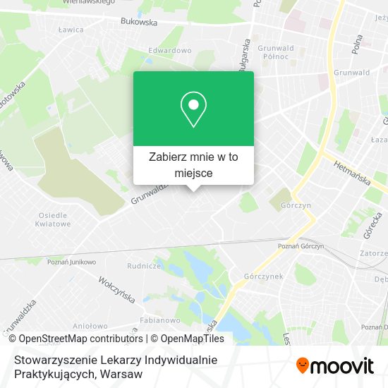 Mapa Stowarzyszenie Lekarzy Indywidualnie Praktykujących