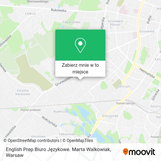 Mapa English Prep Biuro Językowe. Marta Walkowiak