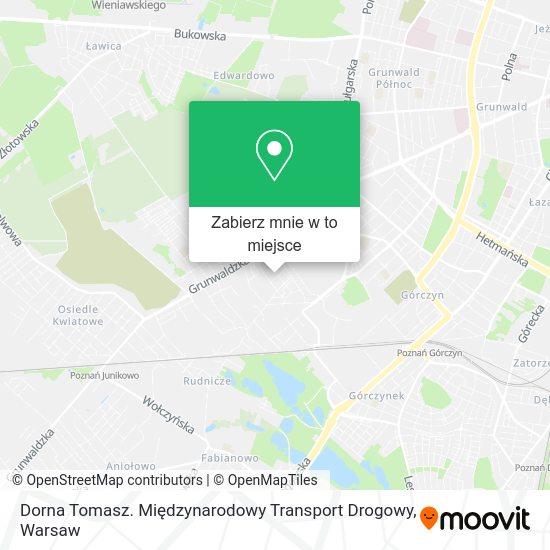 Mapa Dorna Tomasz. Międzynarodowy Transport Drogowy