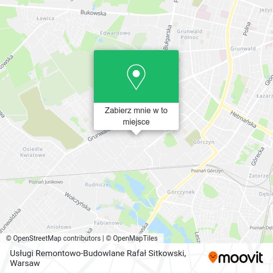 Mapa Usługi Remontowo-Budowlane Rafał Sitkowski