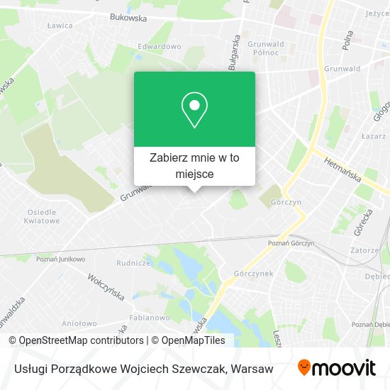 Mapa Usługi Porządkowe Wojciech Szewczak