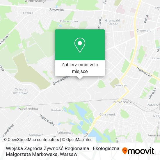 Mapa Wiejska Zagroda Żywność Regionalna i Ekologiczna Małgorzata Markowska