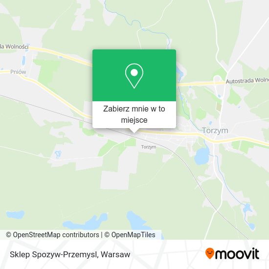 Mapa Sklep Spozyw-Przemysl