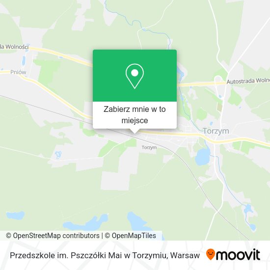 Mapa Przedszkole im. Pszczółki Mai w Torzymiu