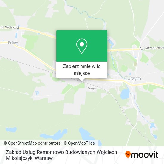 Mapa Zakład Usług Remontowo Budowlanych Wojciech Mikołajczyk