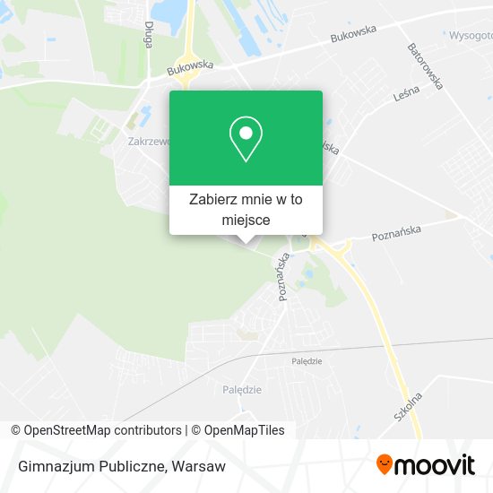 Mapa Gimnazjum Publiczne